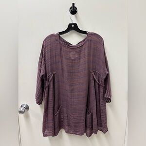 La Bottega di Brunella Linen Cotton Tunic Top